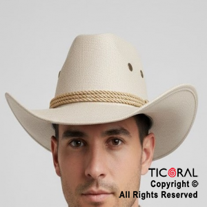 SOMBRERO COWBOY AUSTRALIANO BEIGE x 1